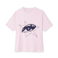 Purple Starry Eye-Oversized Tee Printify
