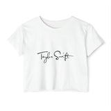 Pop Muse Silhouette Women's Festival Crop Top - snazzymerch