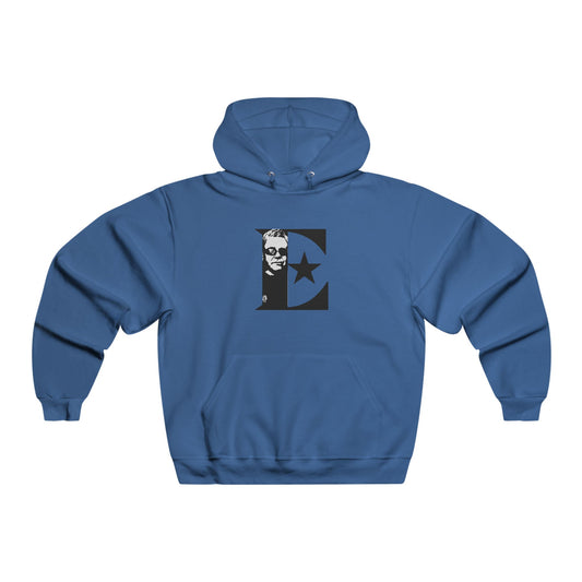 Black & White Portrait Men's NUBLEND® Hooded Sweatshirt - snazzymerch