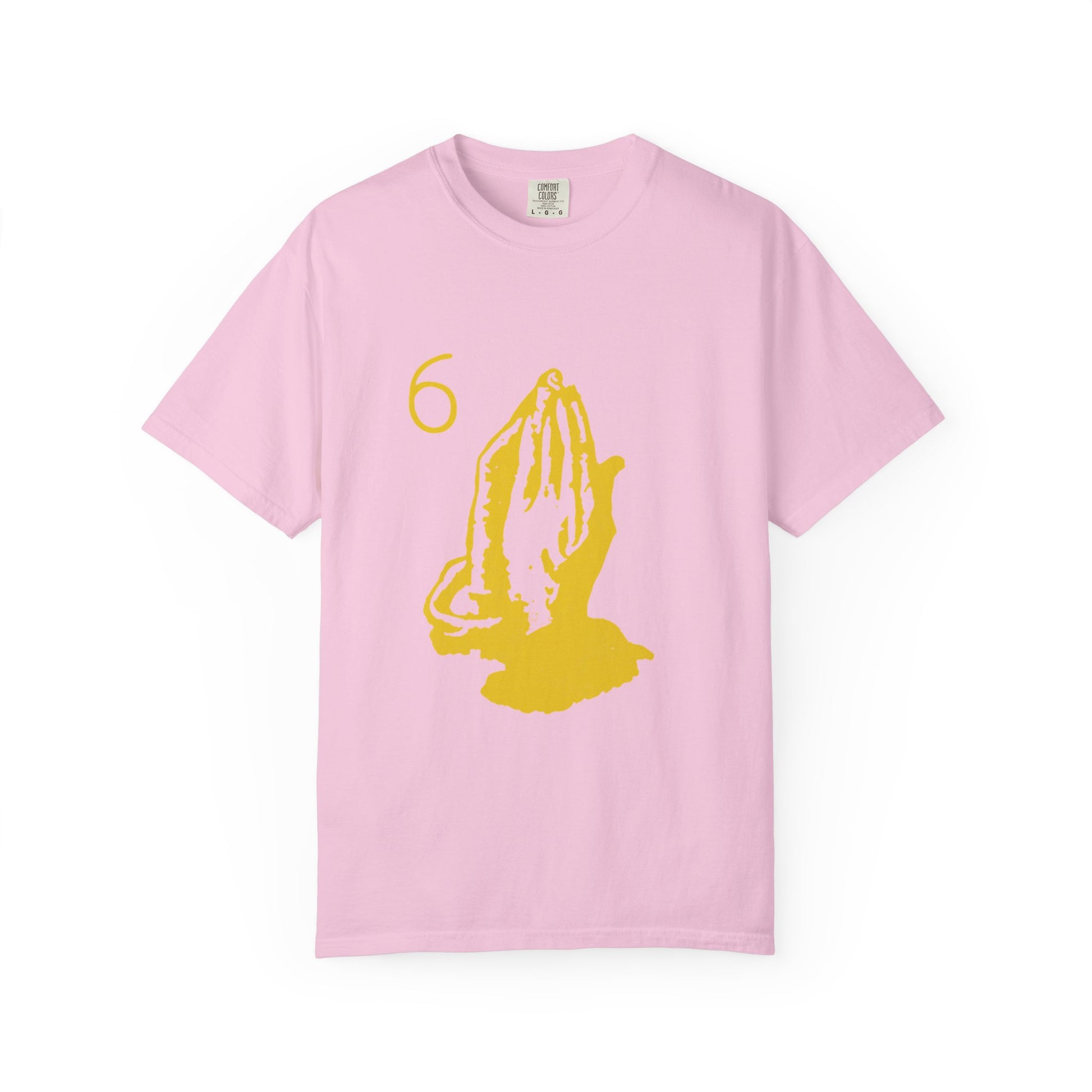6 God Prayer Hands Dyed Tshirt Printify