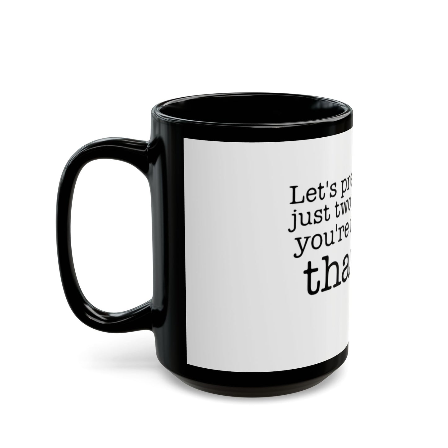 Strong & Brave Black Mug (11oz, 15oz) - snazzymerch