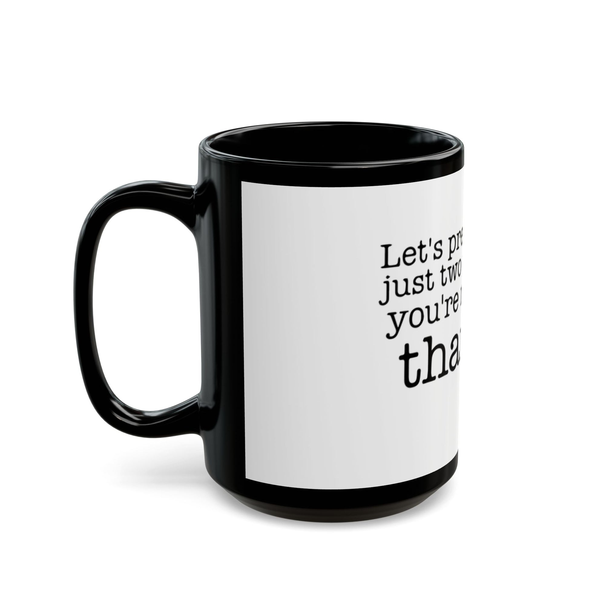 Strong & Brave Black Mug (11oz, 15oz) - snazzymerch