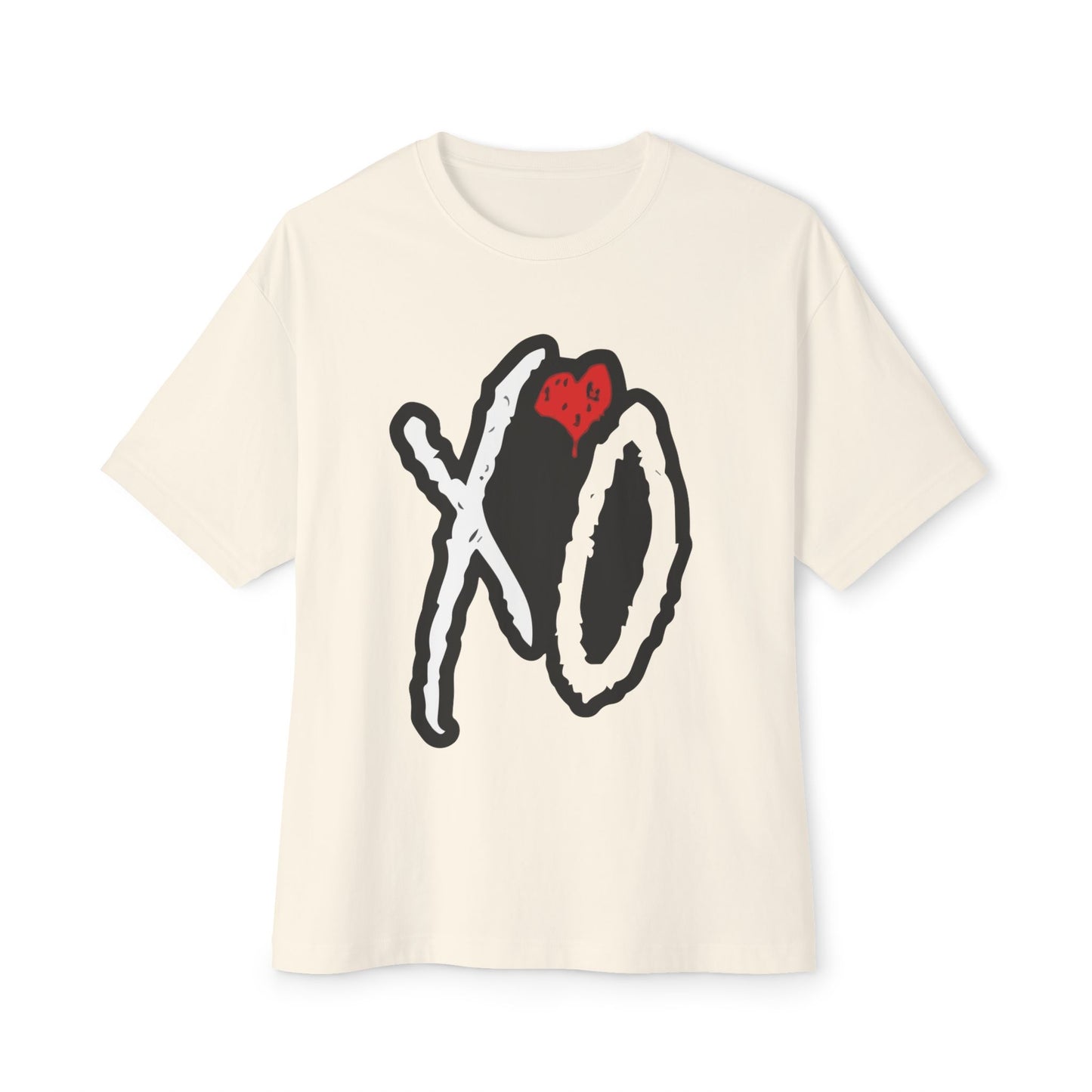 Heart & Shadows Unisex Oversized Boxy Tee - snazzymerch