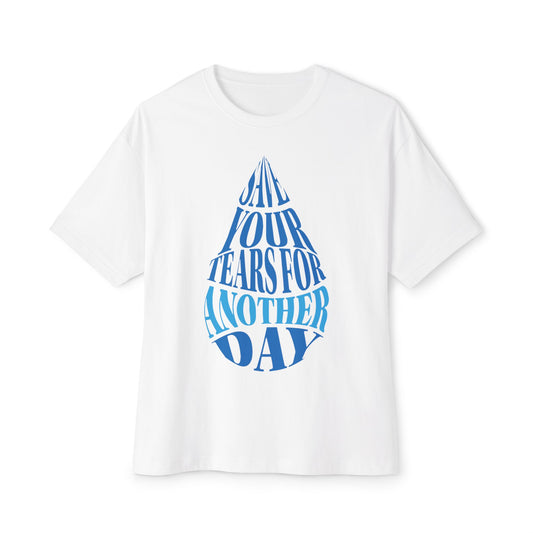 Tears of Tomorrow Unisex Oversized Boxy Tee - snazzymerch