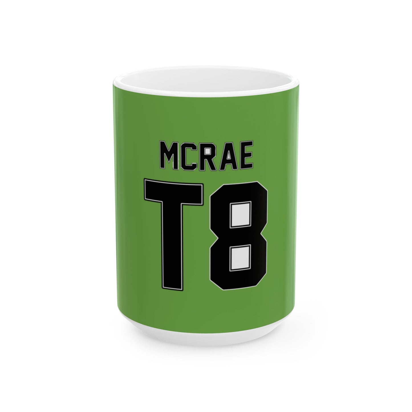 Minimal Bold Number Ceramic Mug, (11oz, 15oz) - snazzymerch