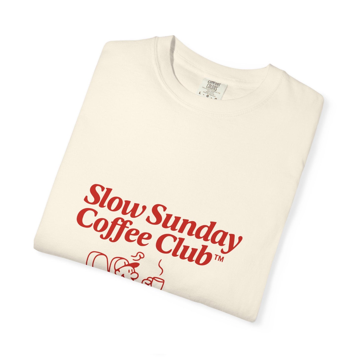 Unisex Garment-Dyed T-shirt – Snazzy Coffe Club Edition Printify