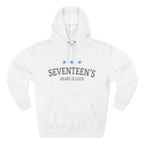 Blue Star Cluster Three-Panel Fleece Hoodie - snazzymerch