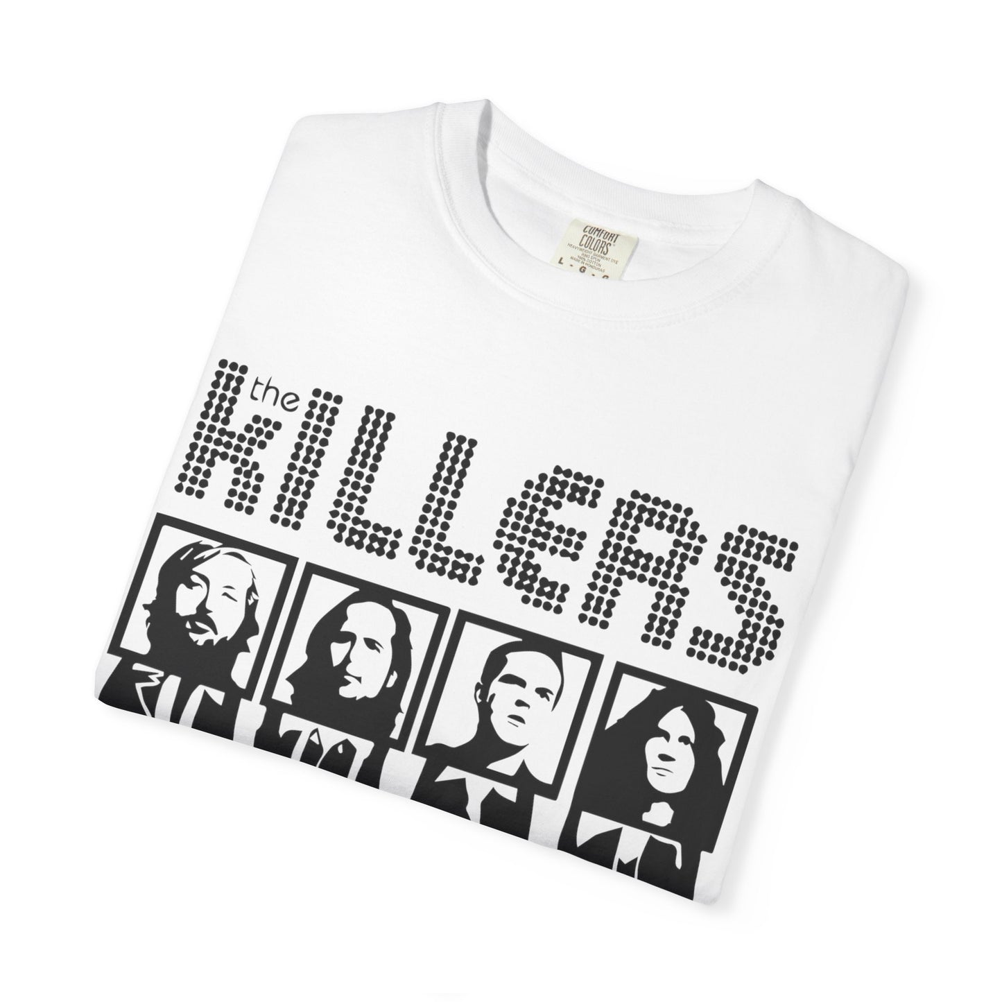 Retro Block Letter Unisex Garment-Dyed T-shirt - snazzymerch