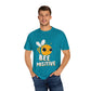 Dyed T-shirt – Snazzy Bee positive Edition Printify