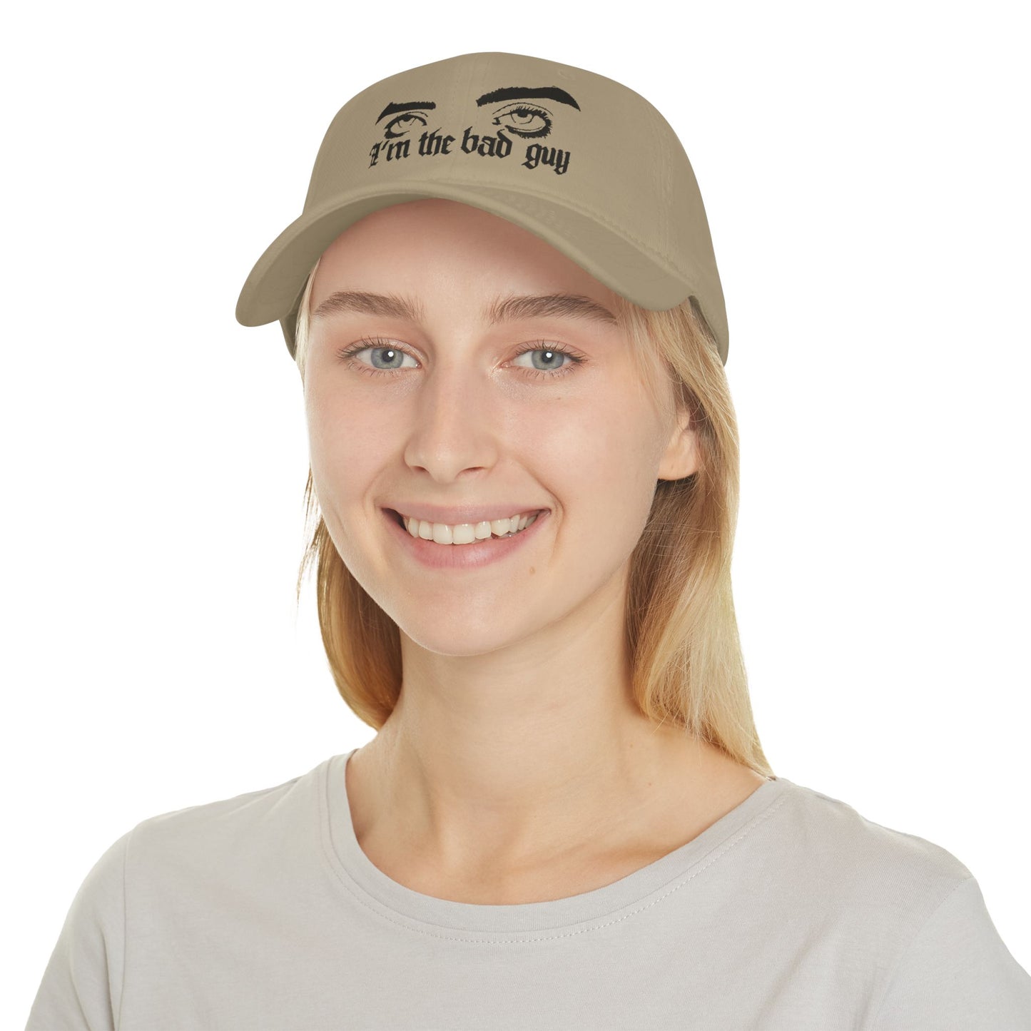 Billie Eilish Inspired Baseball Cap – Eyes & Shadows Gothic Edition Printify
