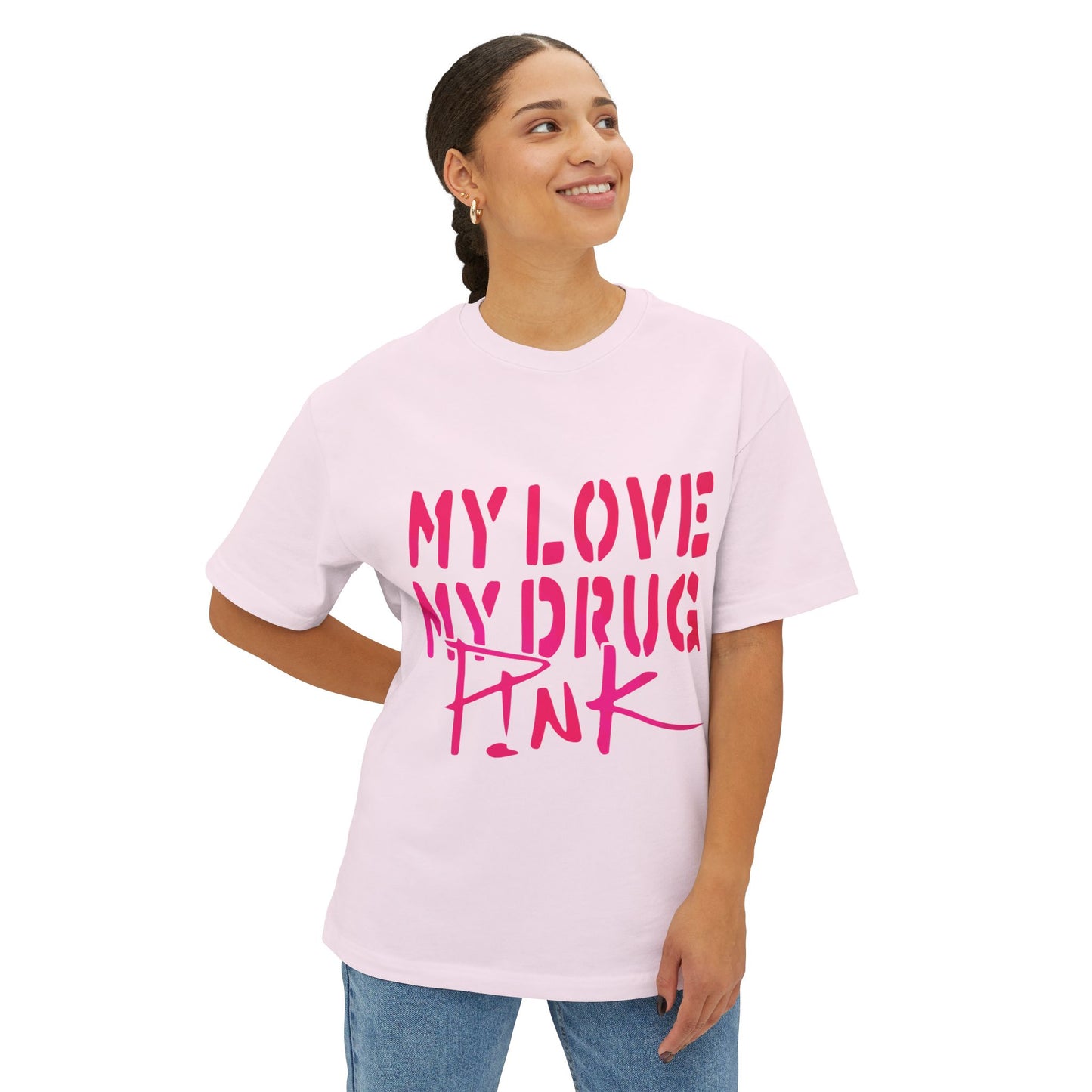 Love & Energy Unisex Oversized Boxy Tee - snazzymerch