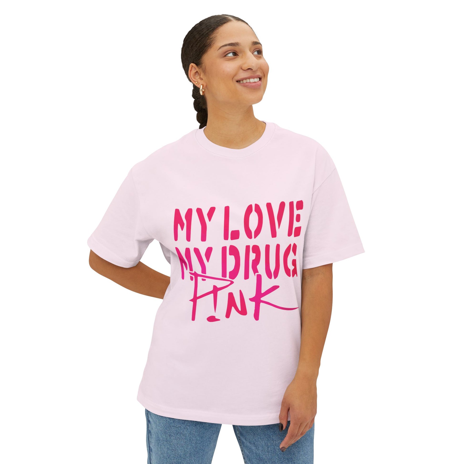 Love & Energy Unisex Oversized Boxy Tee - snazzymerch