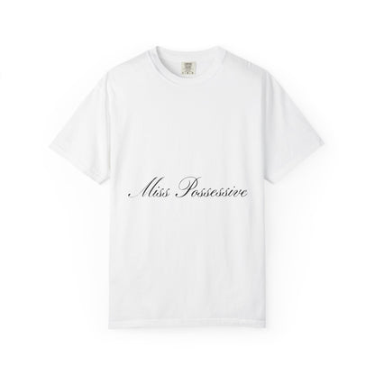 Minimalist Monochrome Unisex Garment-Dyed T-shirt - snazzymerch
