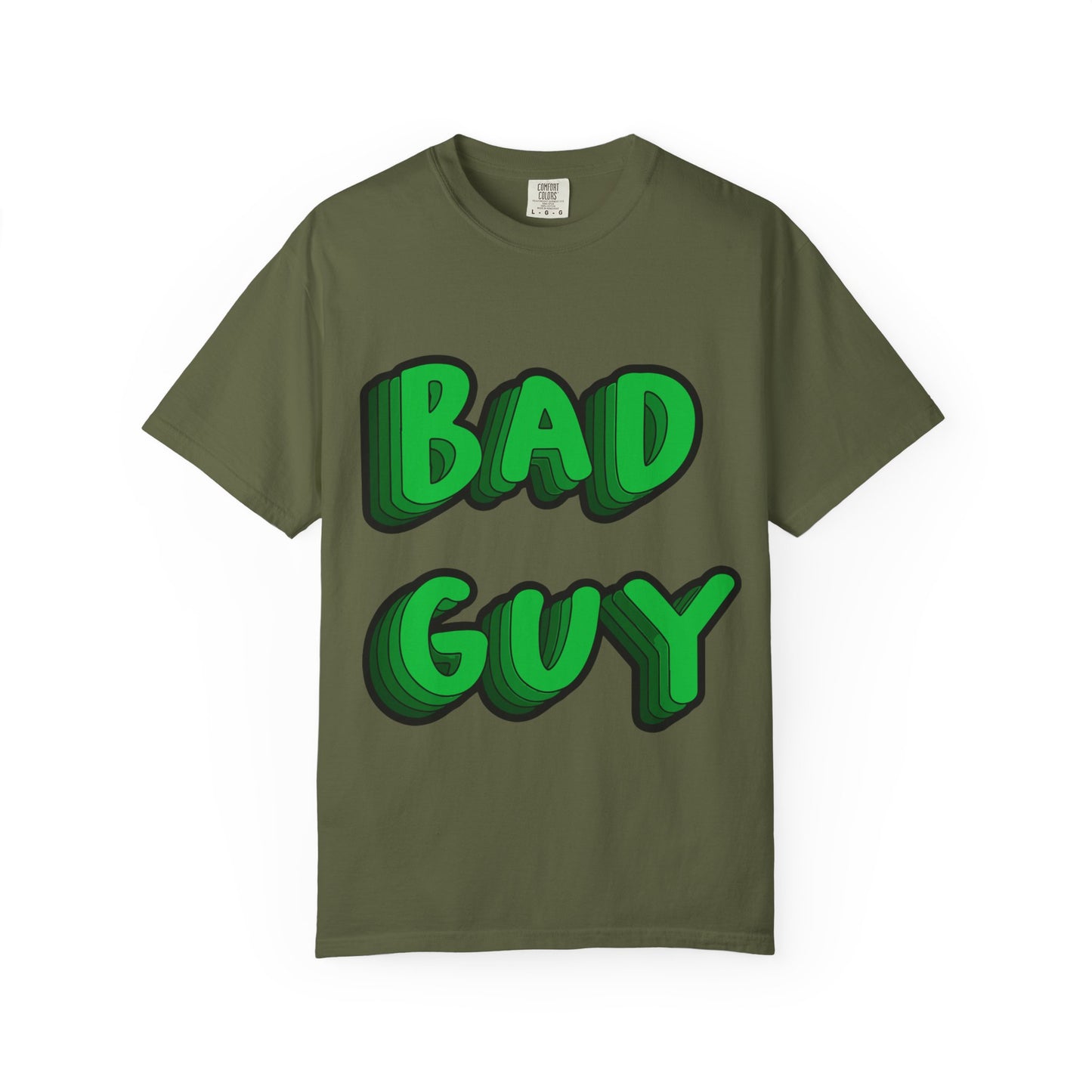 Billie Eilish Inspired Dyed T-shirt – Bold 3D Bad Mood Edition Printify