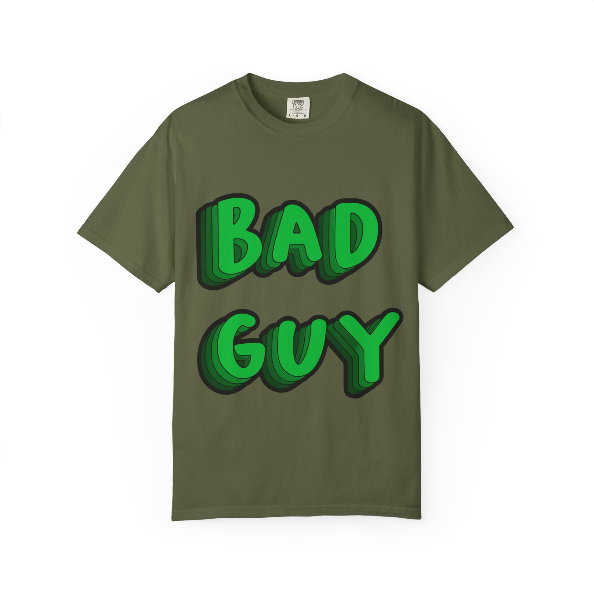 Billie Eilish Inspired Dyed T-shirt – Bold 3D Bad Mood Edition Printify