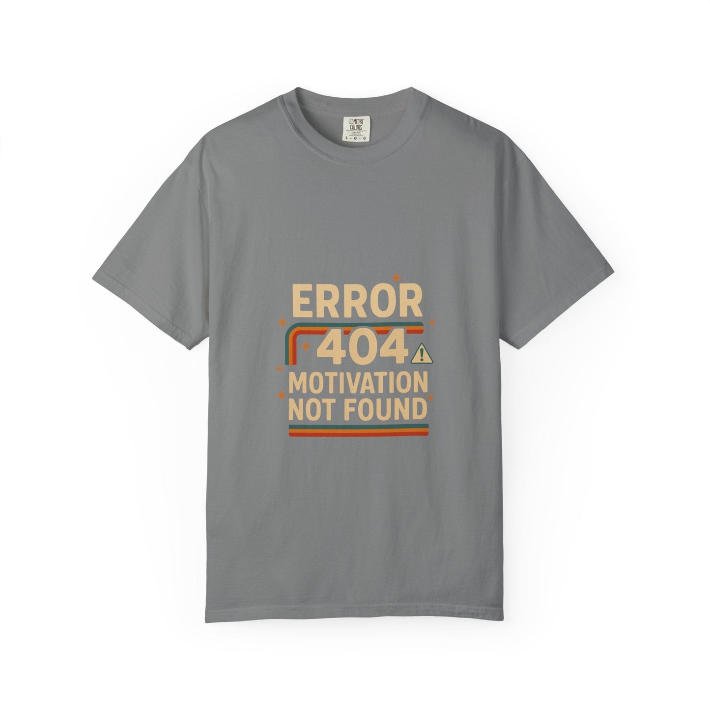 Unisex Garment-Dyed T-shirt – Snazzy Error 404 Edition Printify
