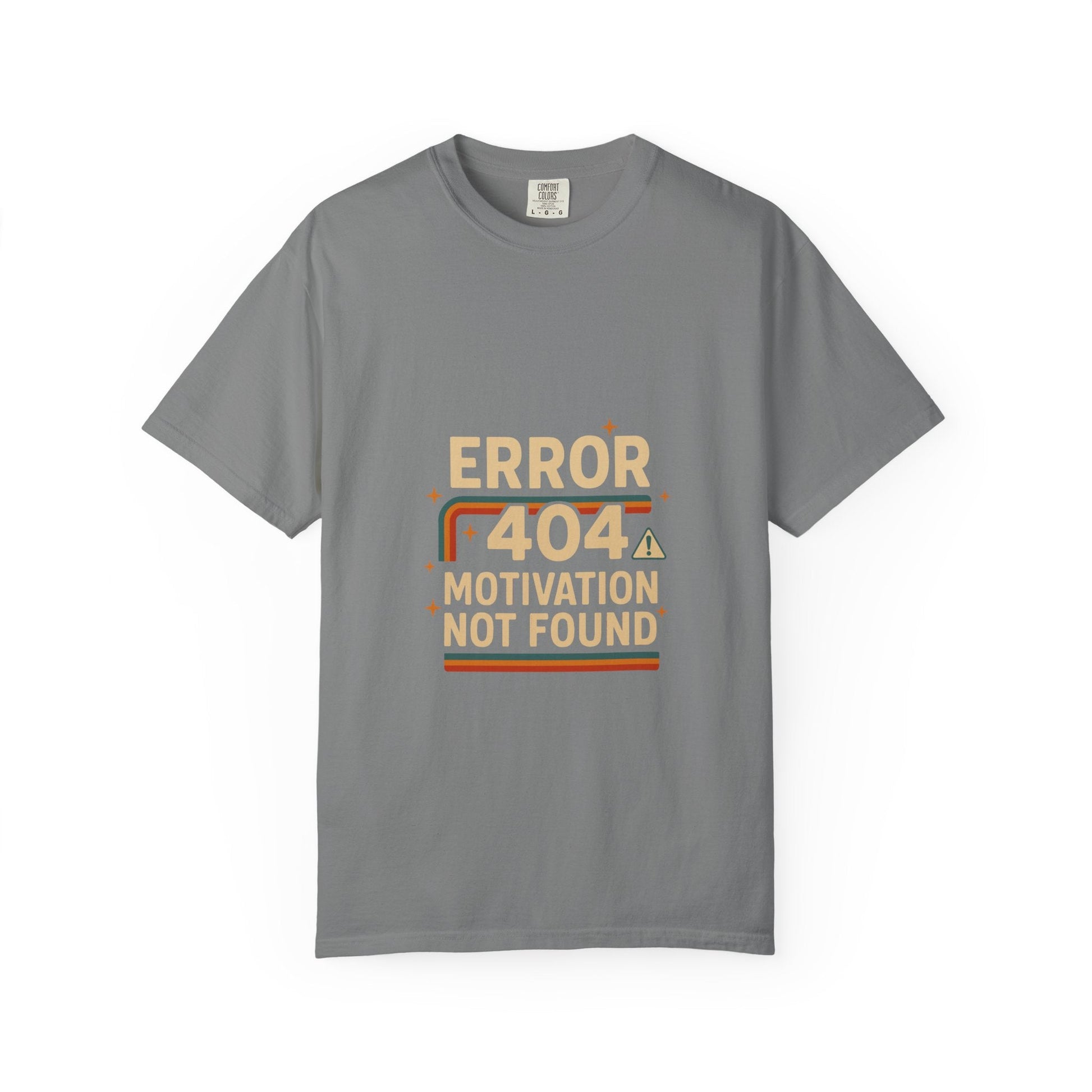 Unisex Garment-Dyed T-shirt – Snazzy Error 404 Edition Printify