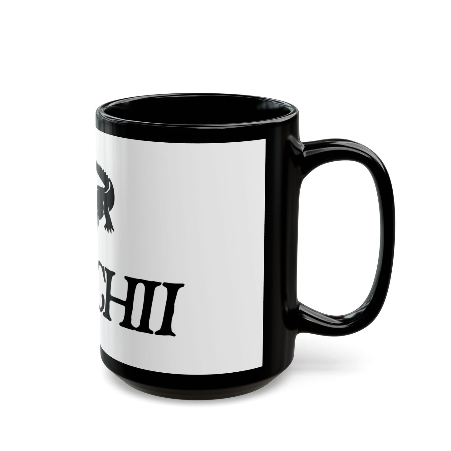 Red Typography Black Mug (11oz, 15oz) - snazzymerch