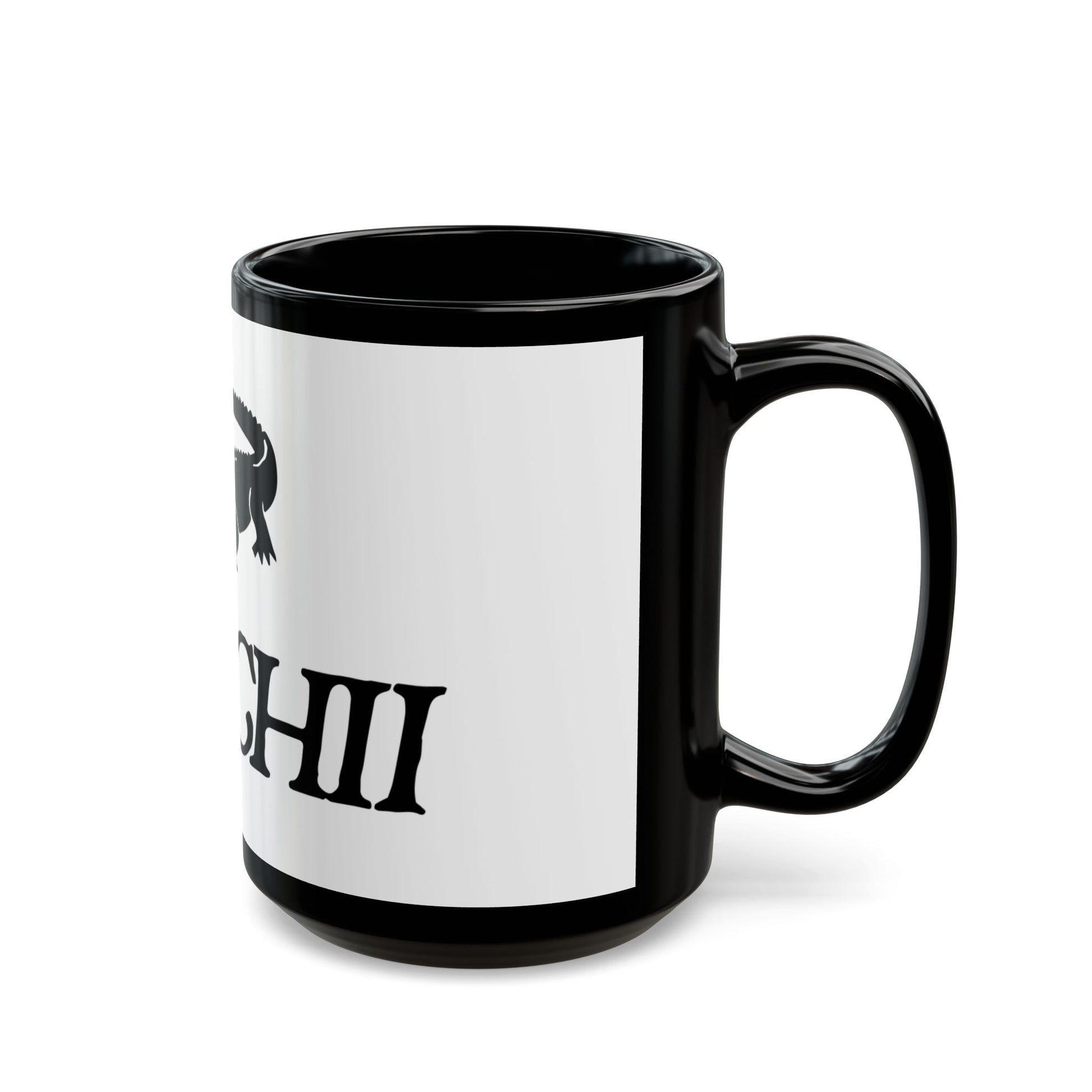 Red Typography Black Mug (11oz, 15oz) - snazzymerch