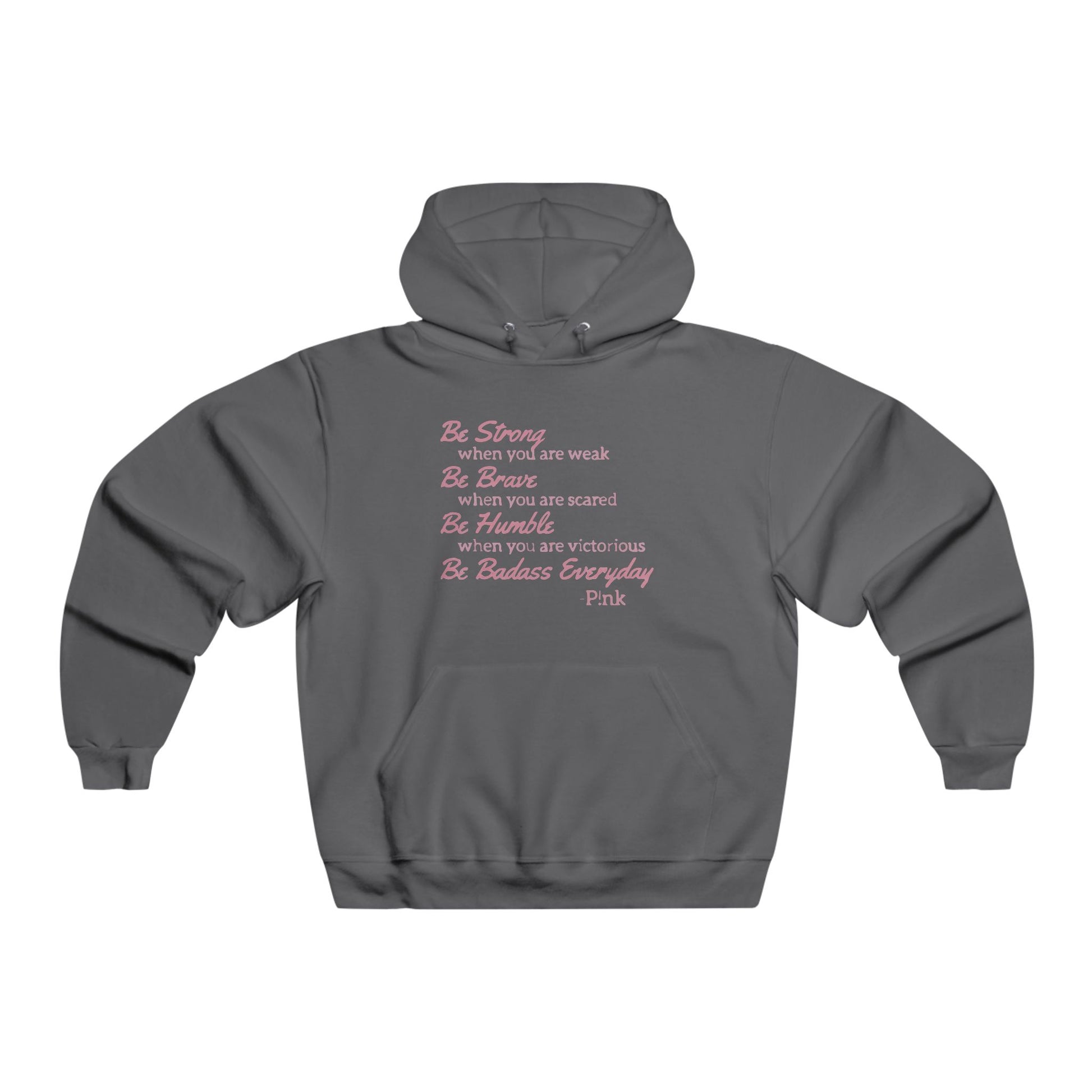 Beautiful Script Men's NUBLEND® Hooded Sweatshirt - snazzymerch
