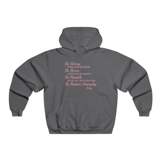 Beautiful Script Men's NUBLEND® Hooded Sweatshirt - snazzymerch