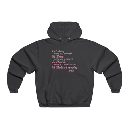 Beautiful Script Men's NUBLEND® Hooded Sweatshirt - snazzymerch