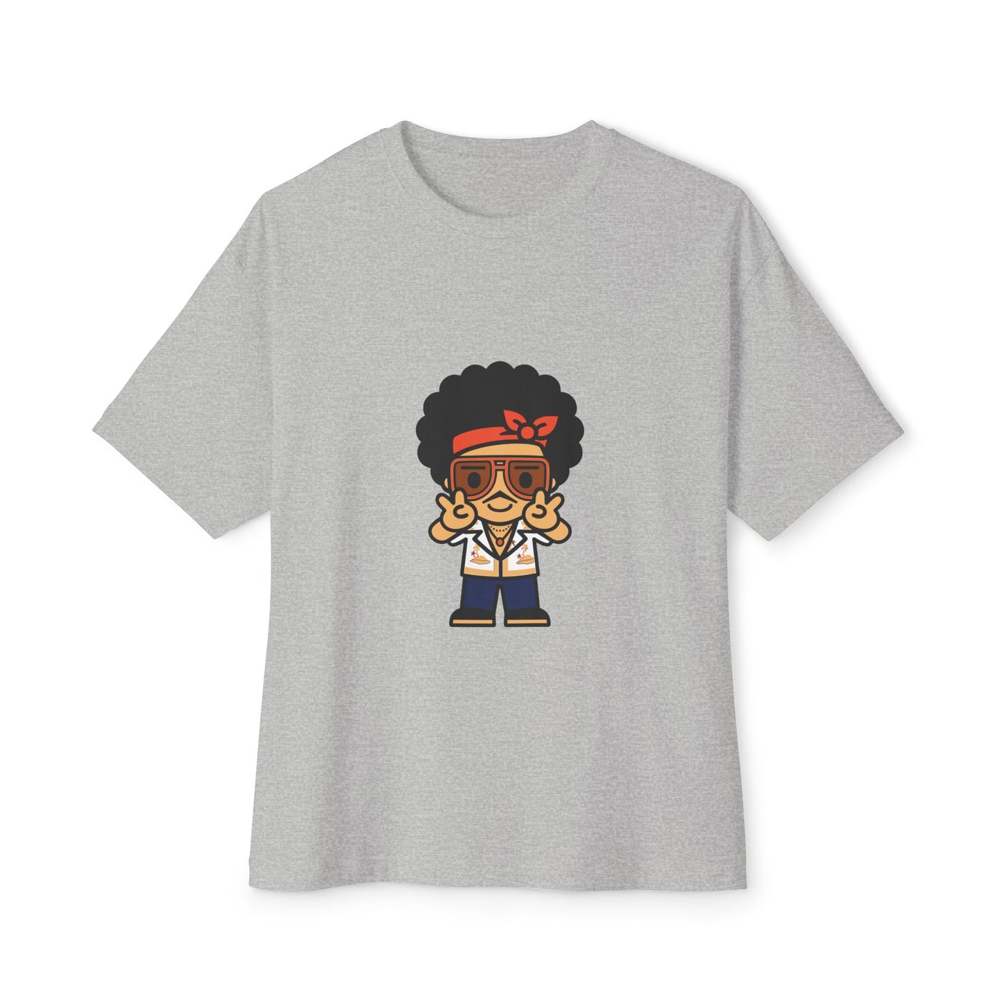 Afro Disco Mood Unisex Oversized Boxy Tee Printify