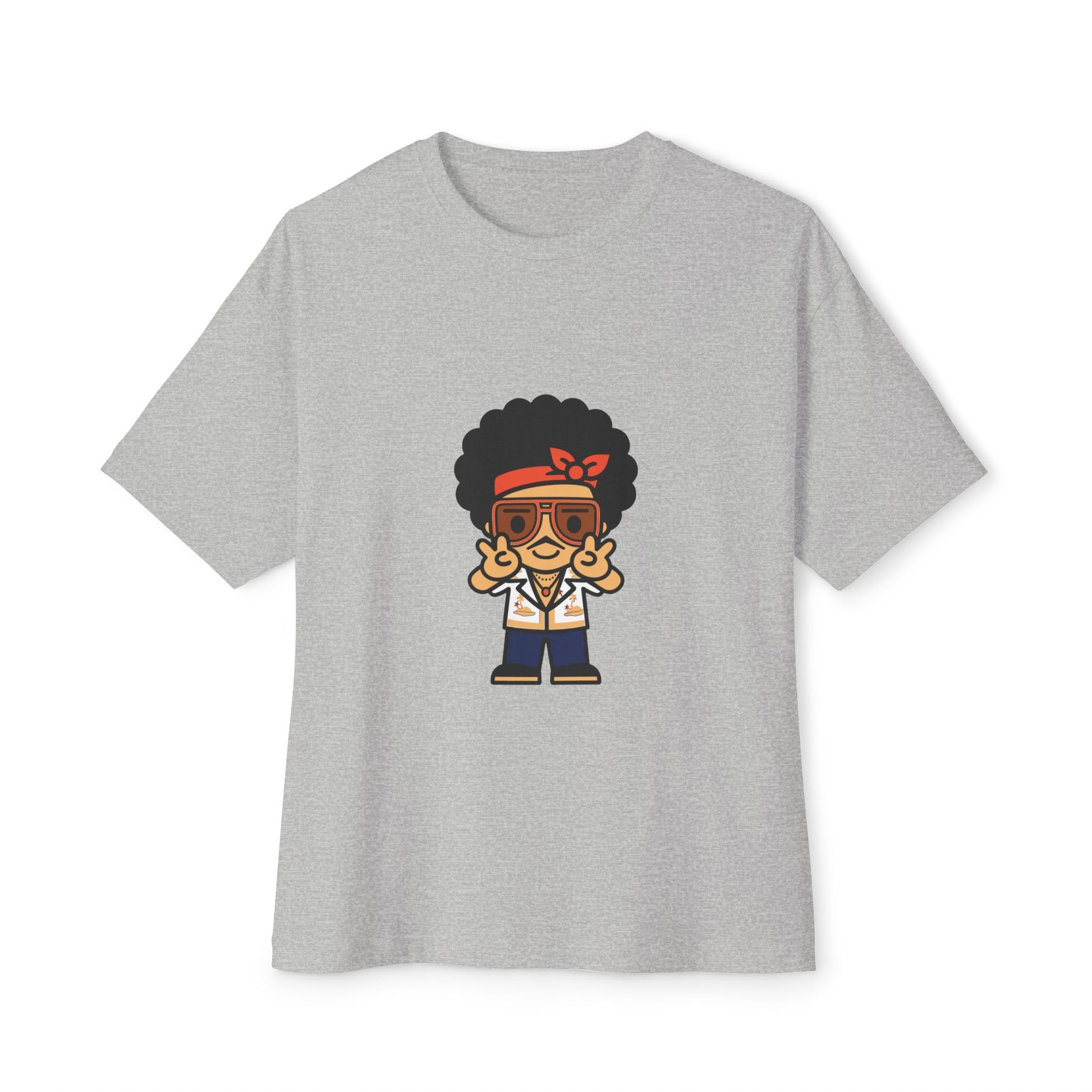 Afro Disco Mood Unisex Oversized Boxy Tee Printify