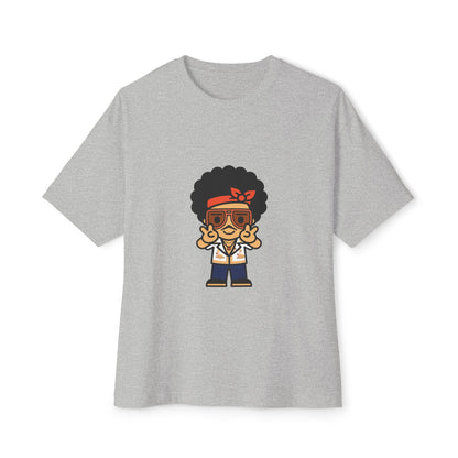 Afro Disco Mood Unisex Oversized Boxy Tee Printify