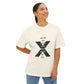 Abstract Paw and Brush Stroke Oversized Boxy Tee Printify