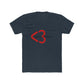 Minimal Heart Symbol Unisex Cotton Tee - snazzymerch
