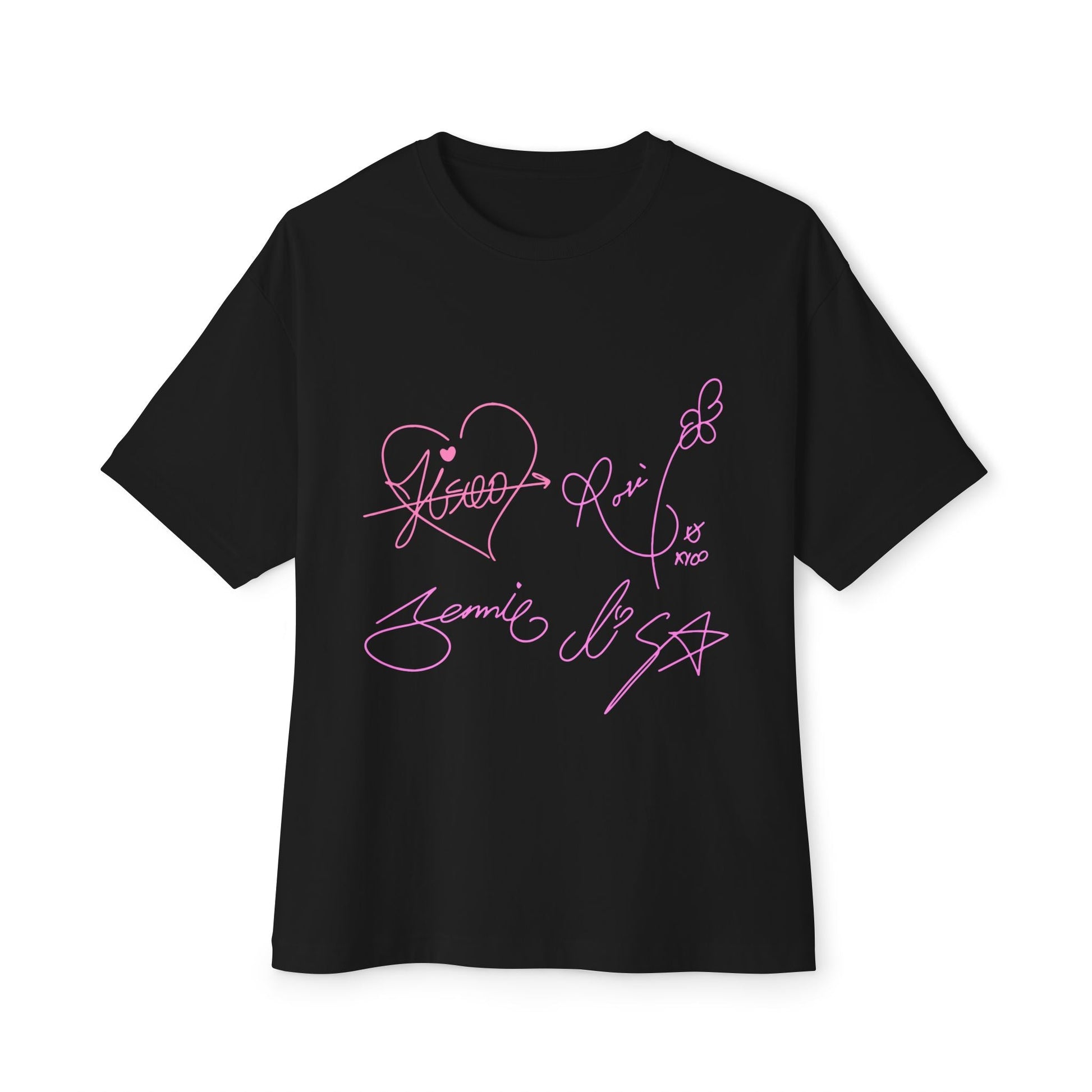 Signature Autograph – Oversized Boxy Tee Printify