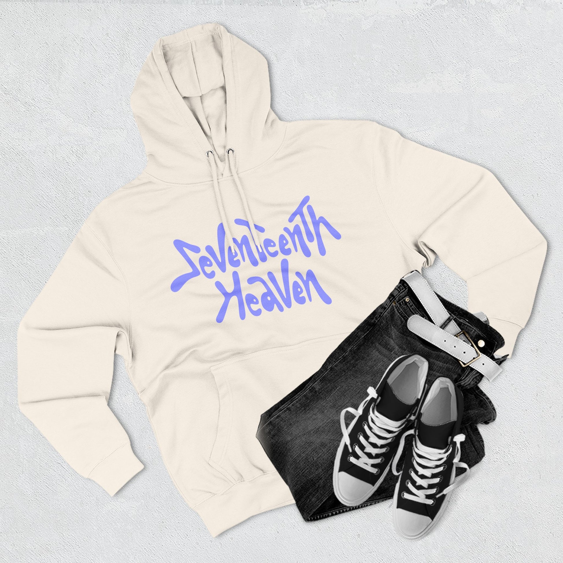 Seventeenth Heaven Three-Panel Fleece Hoodie - snazzymerch