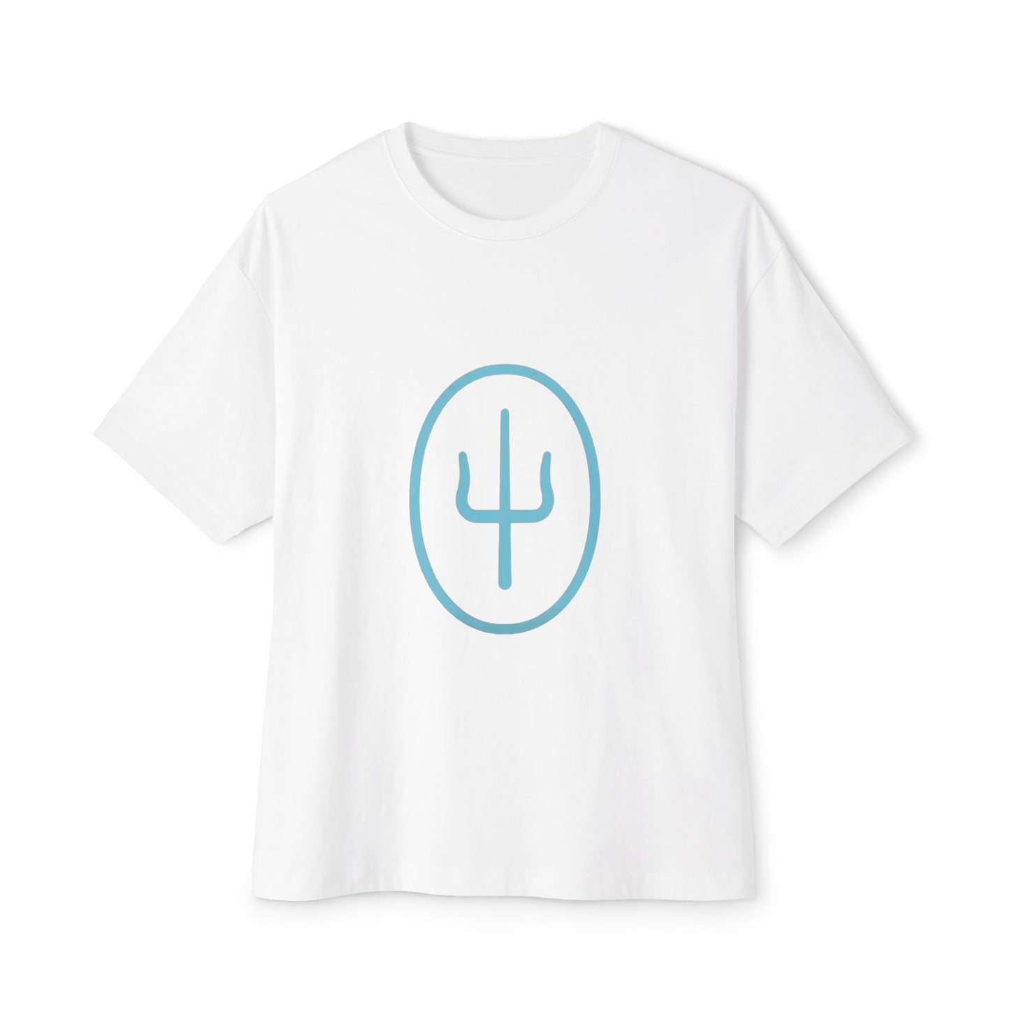 Split Mark Unisex Oversized Boxy Tee - snazzymerch