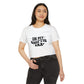 Retro Girl Power Women's Festival Crop Top - snazzymerch