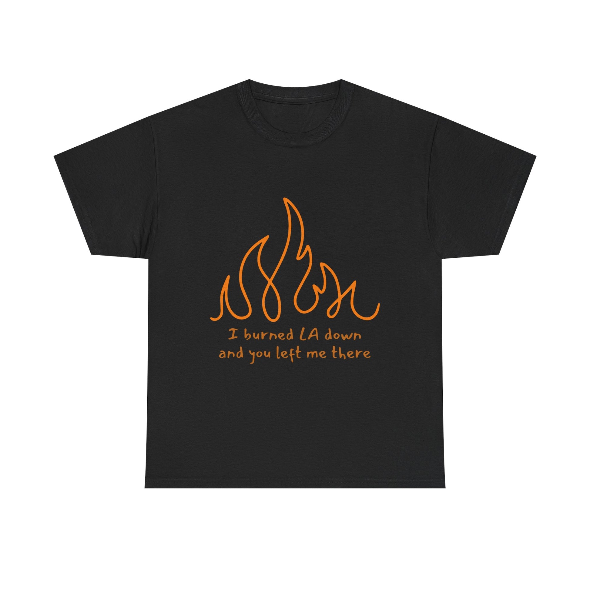 Flame Unisex Heavy Cotton Tee - snazzymerch