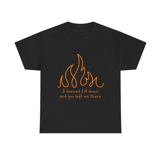 Flame Unisex Heavy Cotton Tee - snazzymerch