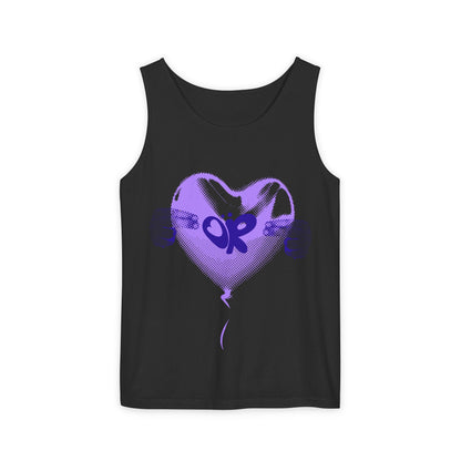 Heart Balloon OR Pop Art-Dyed Tank Top Printify