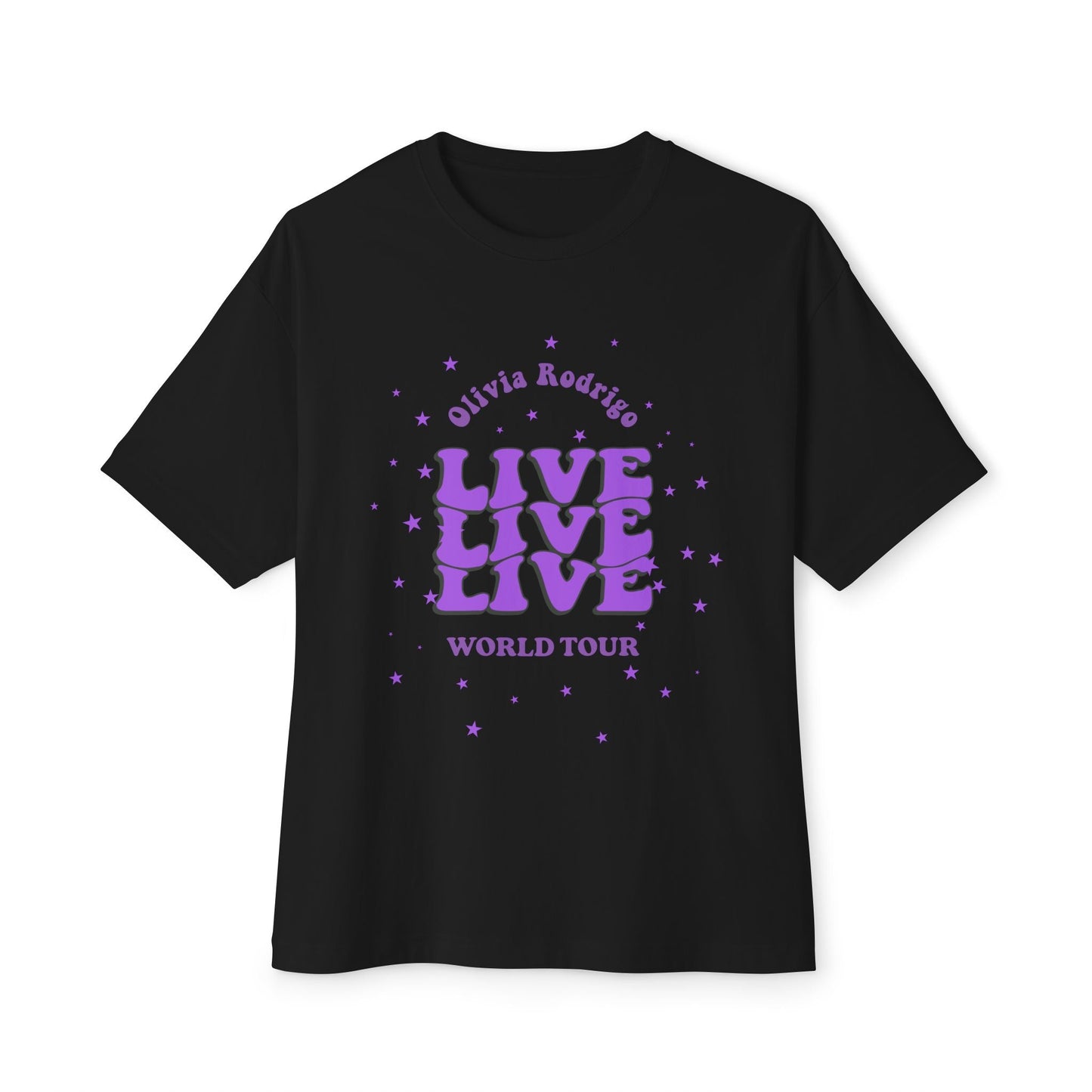 Olivia Rodrigo Live World Tour-Oversized Tee Printify