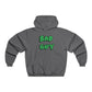 Toxic Green Statement  NUBLEND® Hooded Sweatshirt - snazzymerch