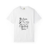 Bold Outline Logo Unisex Garment-Dyed T-shirt - snazzymerch