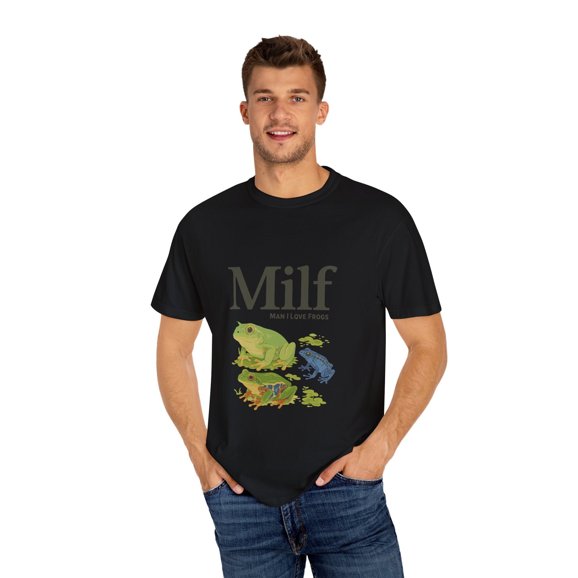 Unisex Garment-Dyed T-shirt – Snazzy Funny Milf Edition Printify