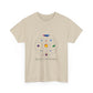 Colorful Planetary Orbit Diagram Unisex Cotton Tee Printify