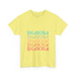 Retro Pop Lines Unisex Heavy cotton tee Printify