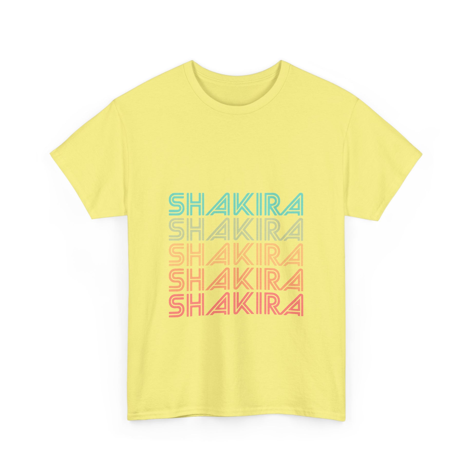 Retro Pop Lines Unisex Heavy cotton tee Printify