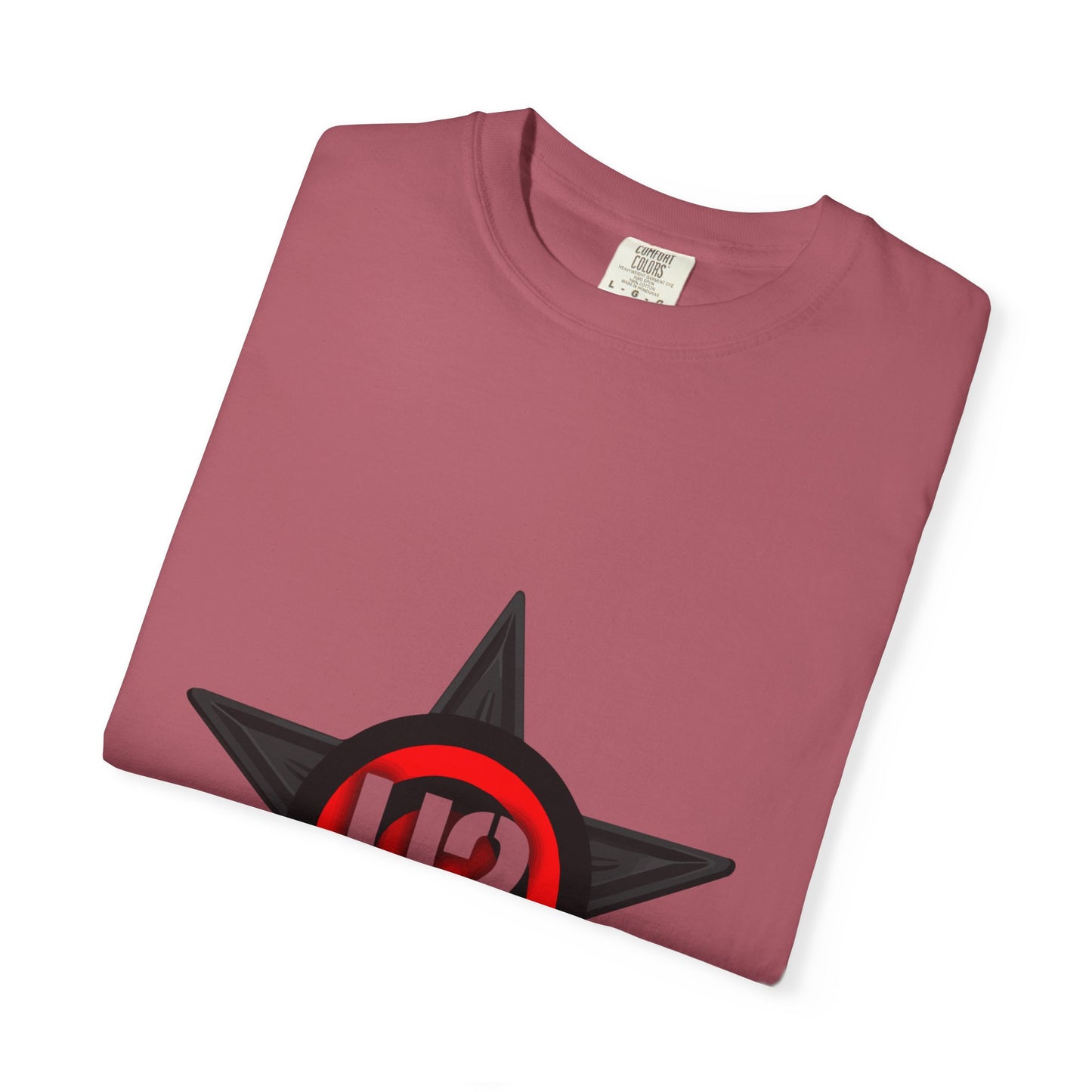 Retro Star Emblem Unisex Garment-Dyed T-shirt - snazzymerch