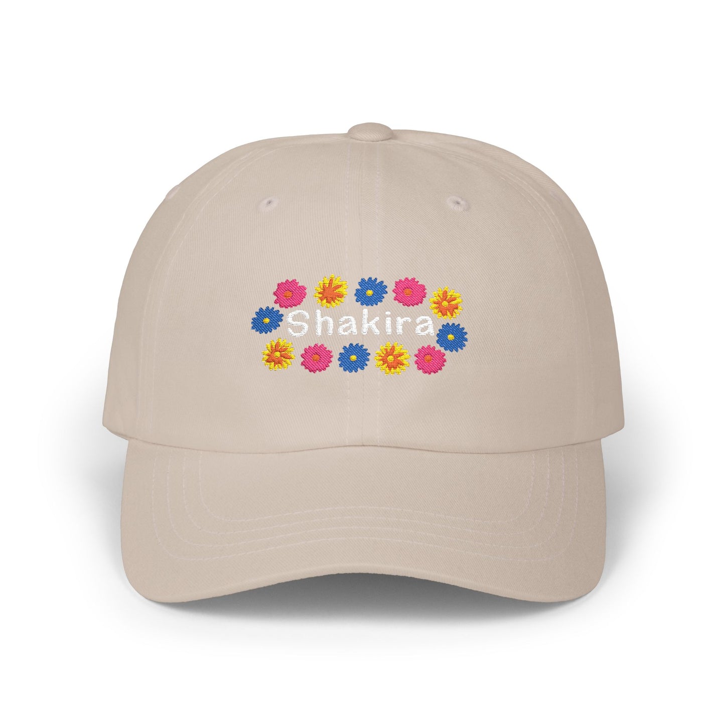 Retro Floral Groove Classic dad cap Printify