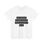 Emotional Line Text Unisex Heavy Cotton Tee - snazzymerch
