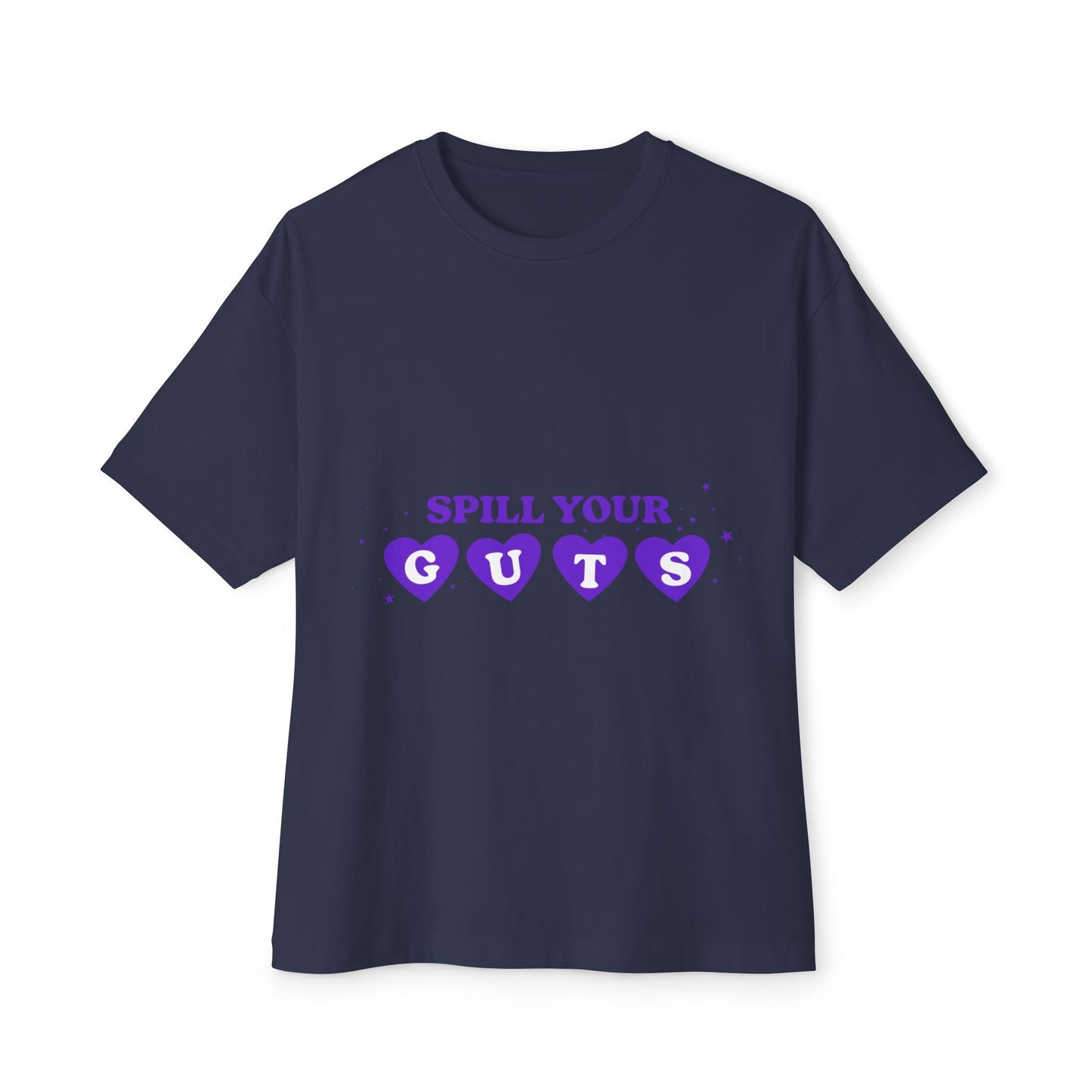 Spill Your Guts Heart-Oversized Tee Printify