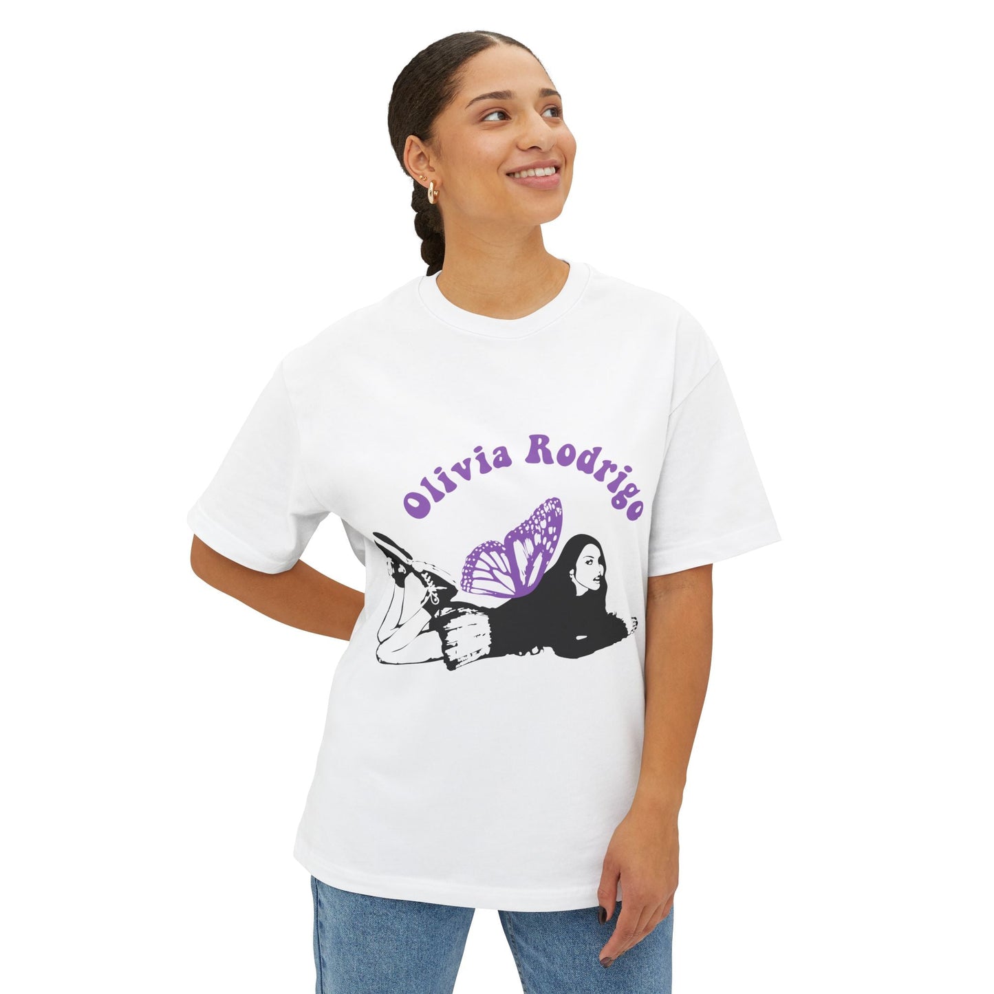 Olivia Rodrigo Butterfly Arc-Oversized Tee Printify